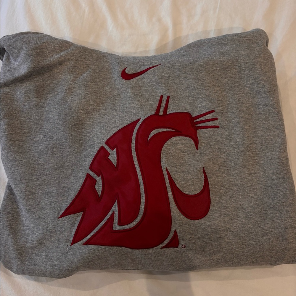 Nike Gray Pullover with Red Cougar Logo